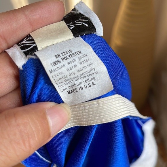 Riccardo vintage dress color blue - Picture 12 of 13